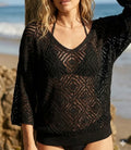 Pull en maille ajouré