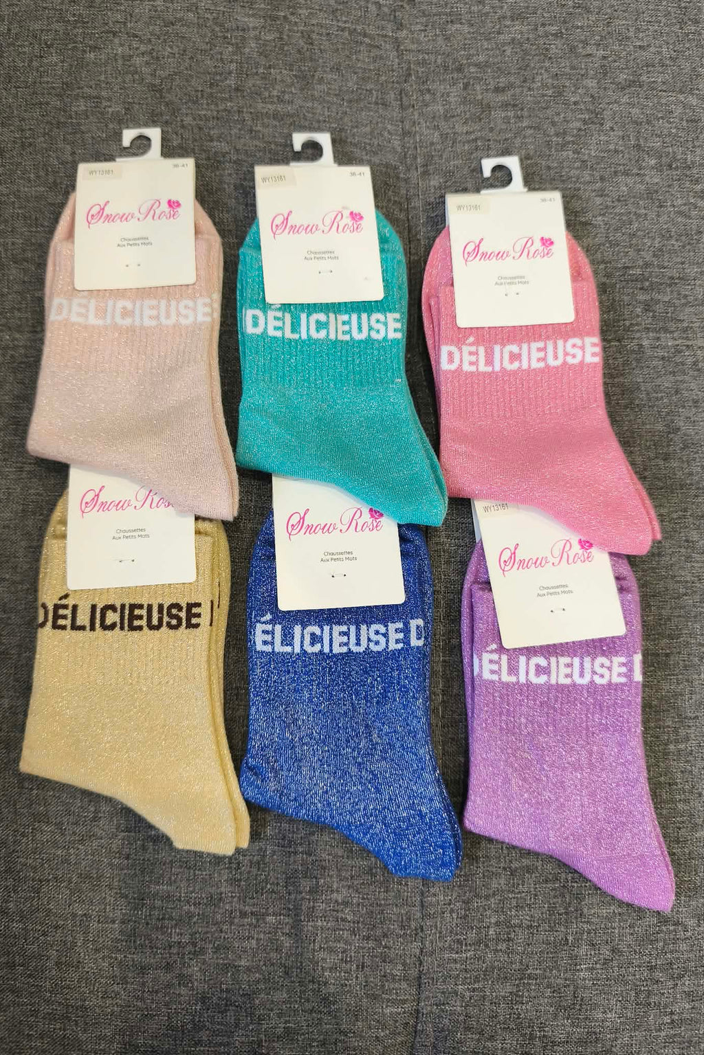 Chaussettes à paillettes Délicieuse