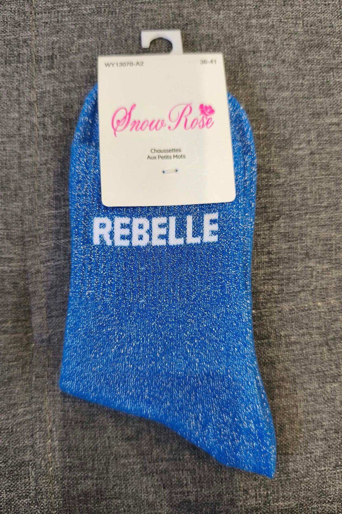 Chaussette à paillettes Rebelle