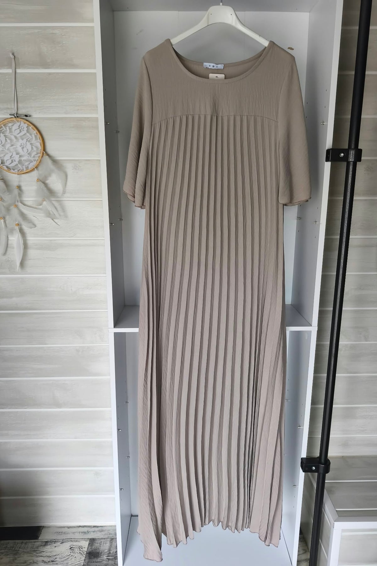 Robe plissée