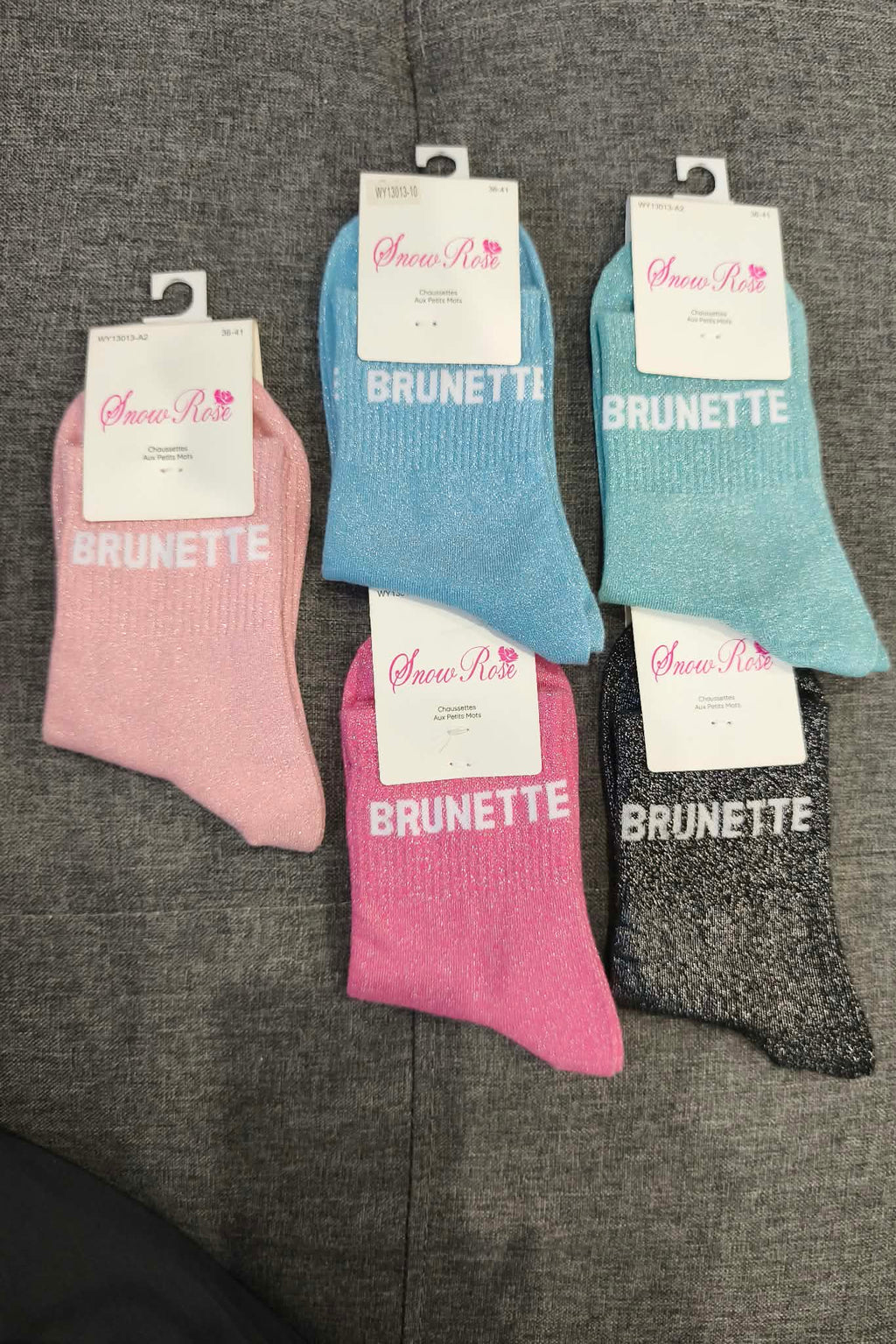 Chaussettes à paillettes Brunette