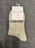 Chaussette à paillettes flemmarde
